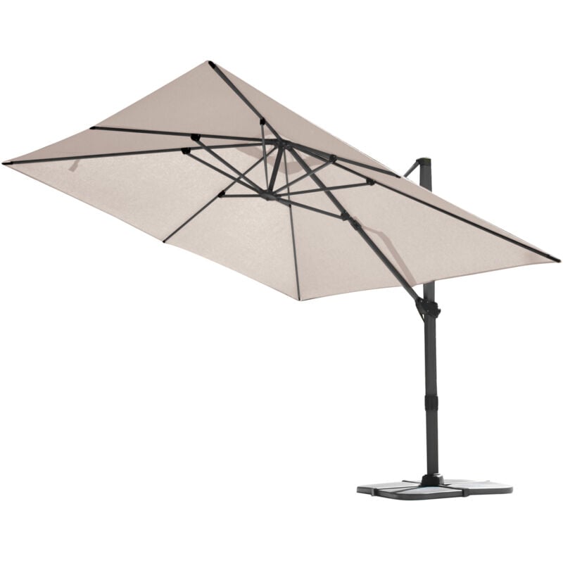 Saphir - Parasol déporté 4x3m - Lin