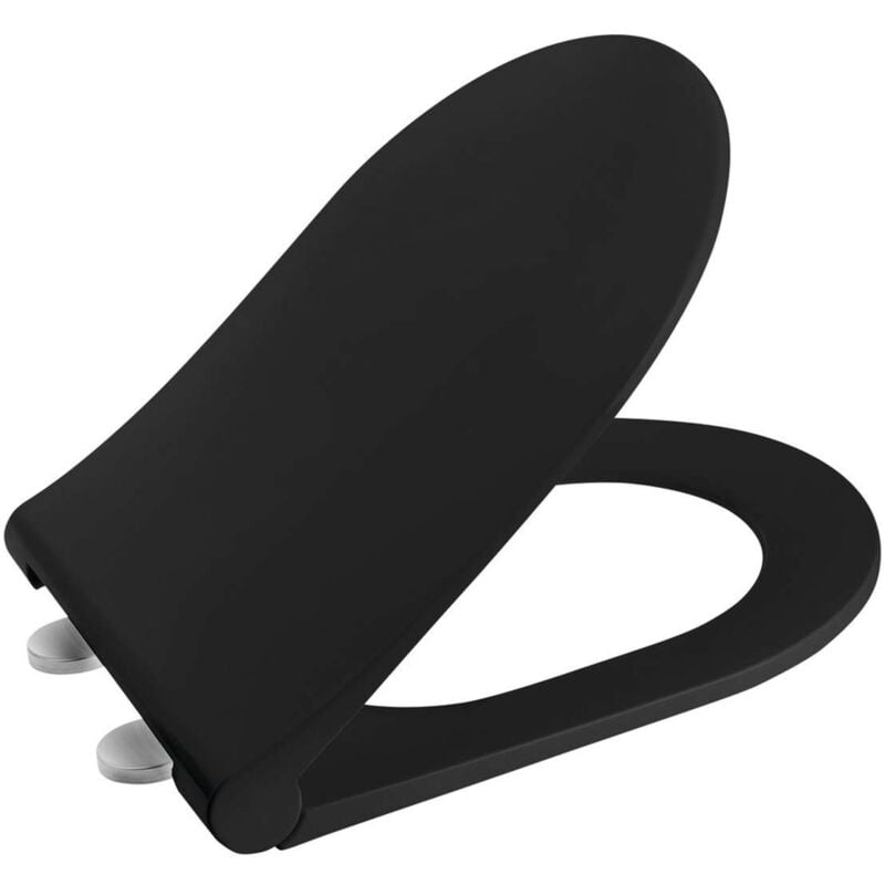 Sapho - Abattants wc - Abattant wc Avva Slim, SoftClose, noir mat 100787-110