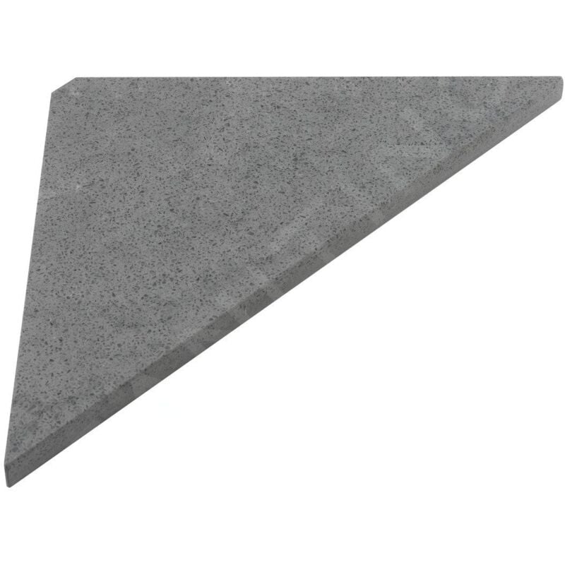 Abeline - Tablette d'angle, gris AE200-4033 - Sapho