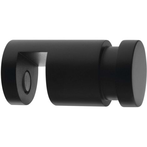 Sapho Accesorios - Gancho para mámpara de ducha, negro mate 1301-08B