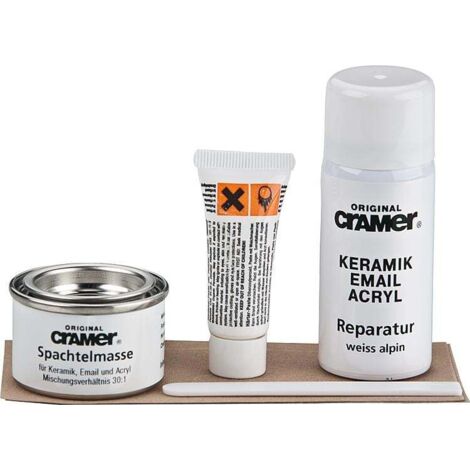 Sapho Accesorios - Kit de reparación para cerámica, esmalte y acrílico, blanco CA-16080