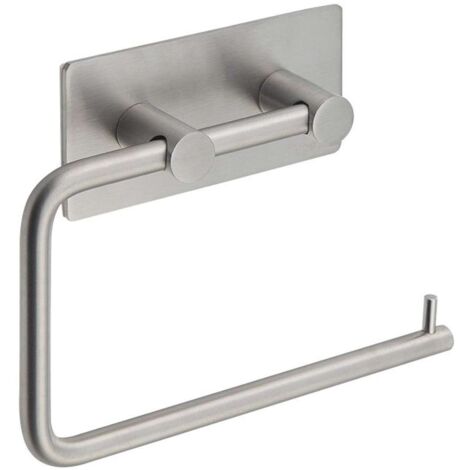 Sapho Accesorios - Portarrollos autoadhesivo, acero inoxidable cepillado 33207