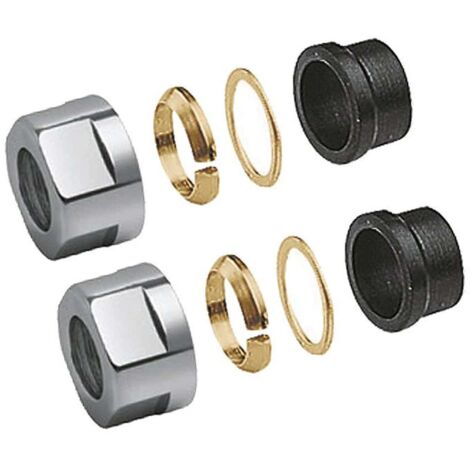 Sapho Accesorios - Racor 1/2 para cobre 15 mm, cromo CP6115