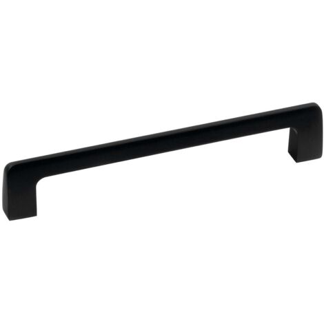 Sapho Accesorios - Tirador para muebles, paso 160 mm, negro mate S160B