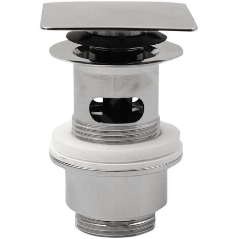 Sapho Accessoire Omp Tea - Bonde refermable 1 1/4 pour lavabo avec trop-plein, ClickClack, chrome 8540.360.5