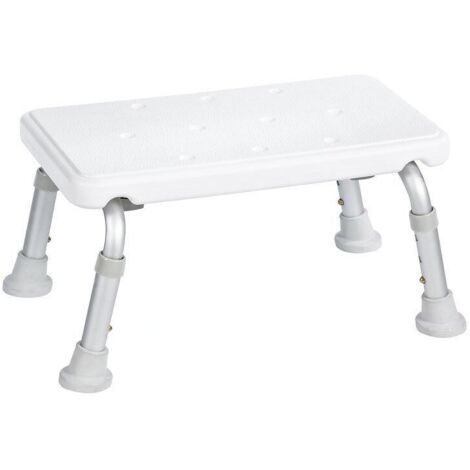 Sapho Accessoire Ridder - Tabouret marche-pieds, hauteur réglable, blanc A0102601