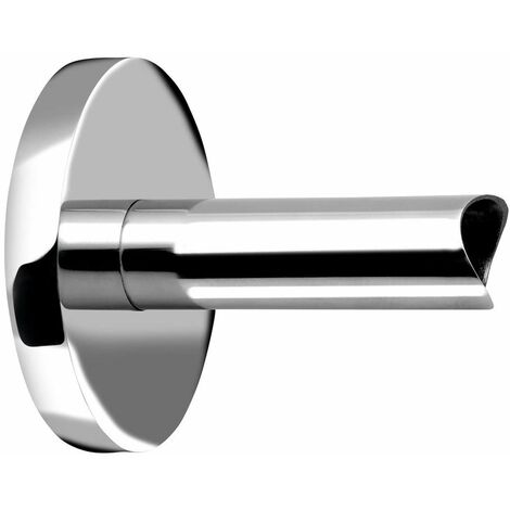 Sapho Accessoires - Adaptateur rond pour raccordement direct de câble au mur, inox ER120