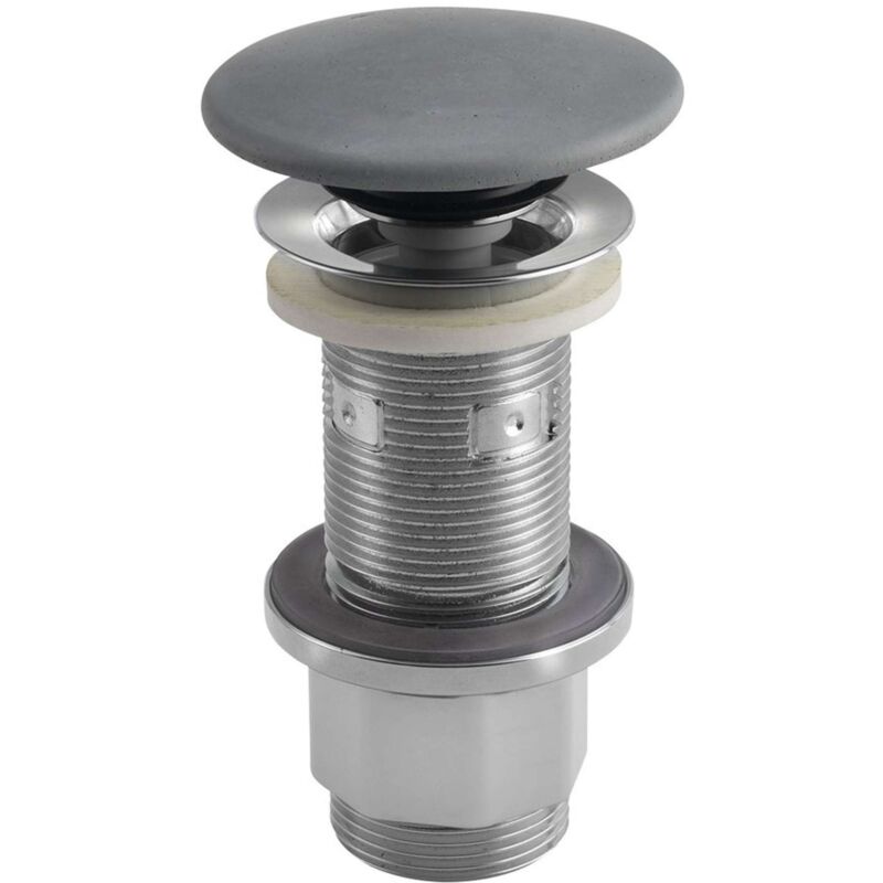 Sapho - Accessoires - Bonde de lavabo, Click Clack, gris FG917