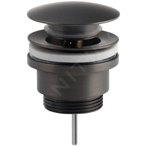 Sapho Accessoires - Bonde de lavabo ClickClack, gun metal CV1002GM