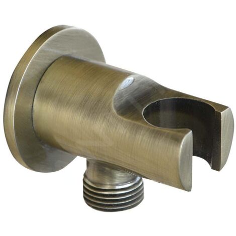 Sapho Accessoires - Coude mural avec support, bronze 981M6