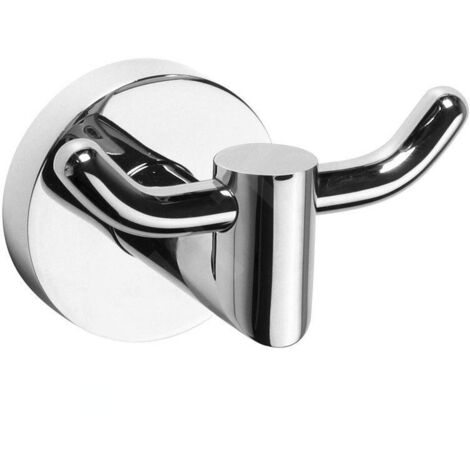 Sapho Accessoires - Crochet double magnétique pour le corps de chauffe, chrome XJ235