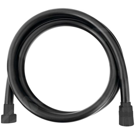Sapho Accessoires de douche - Flexible de douche, 200 cm, noir mat 1208-27