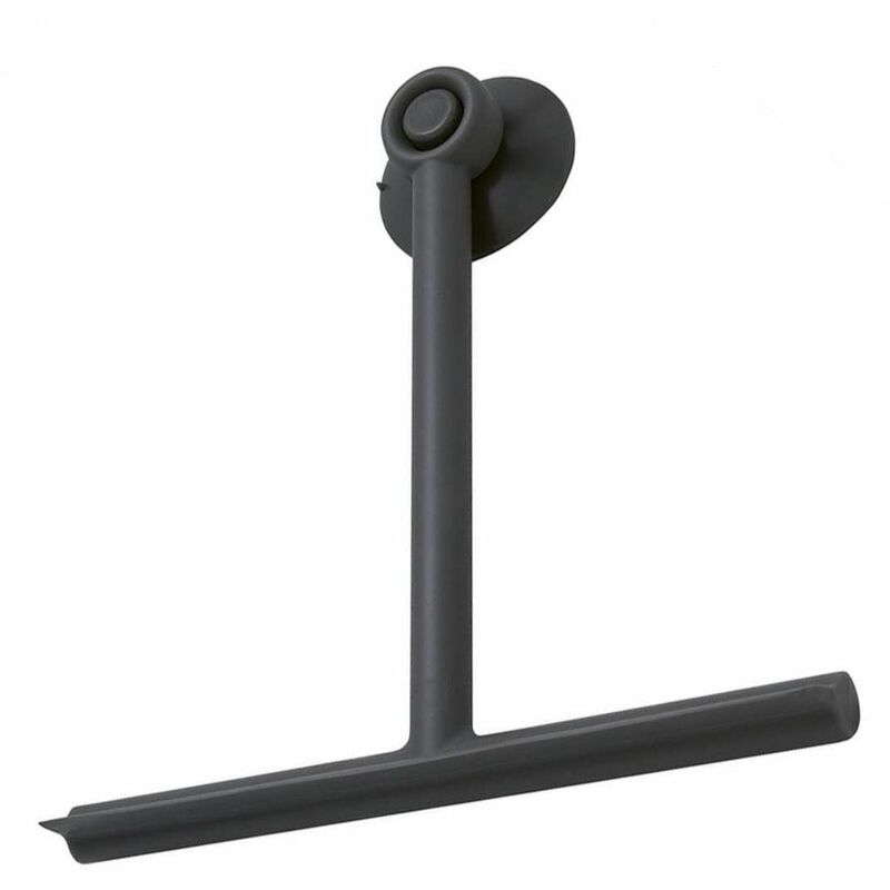 Gedy - Sapho Accessoires de salle de bains Raclette de douche Gummy, noir mat 264114