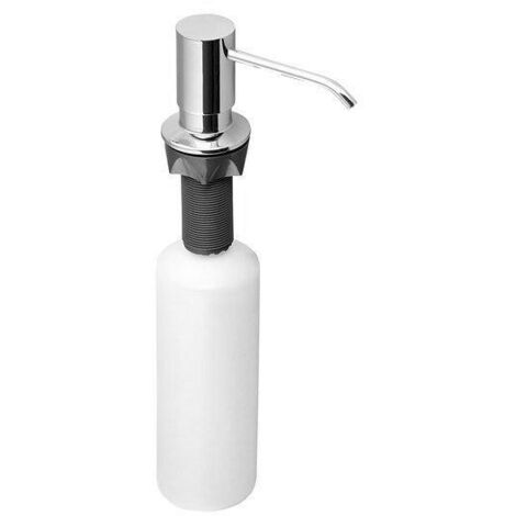 Sapho Accessoires - Distributeur de savon, à encastrer, rond, chrome SP023