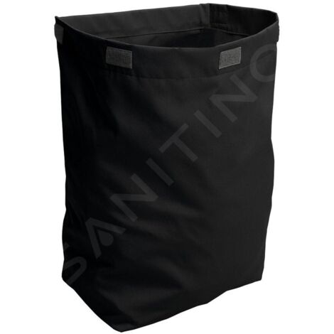 Sapho Accessoires - Panier à linge en tissu 310x500x230 mm, noir UPK350B