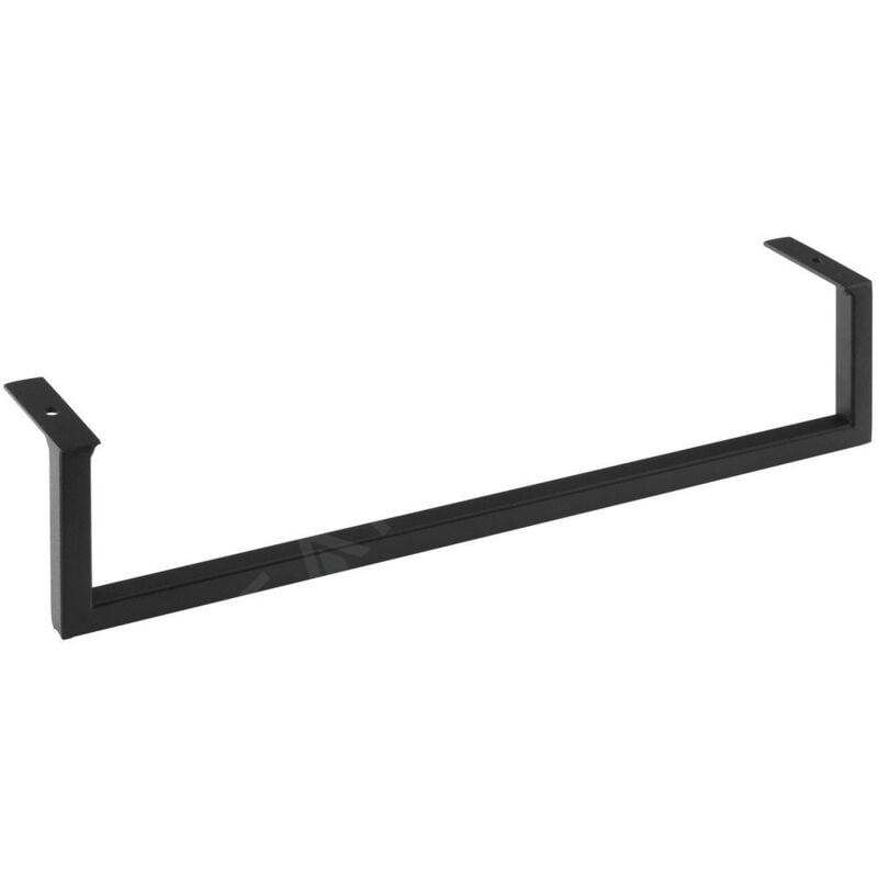 Sapho - Accessoires - Porte-serviettes frontal pour lavabo, 460 mm, noir mat HG460