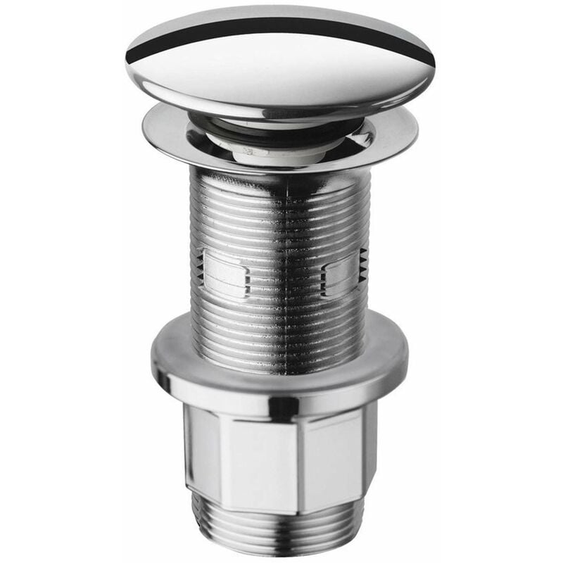 Sapho Accessoires Silfa - Bon refermable 1 1/4, pour lavabo avec trop-plein, ClickClack, chrome WA43451