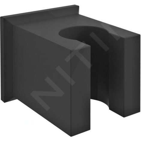 Sapho Accessoires - Support mural de douchette, noir mat SD615