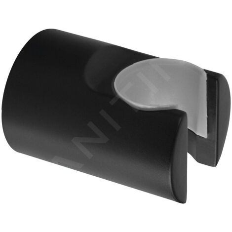 Sapho Accessoires - Support mural de douchette, noir mat SD715