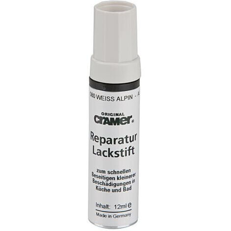 Sapho Accessoires - Vernis de réparation avec pinceau, 12 ml, blanc CA-15080