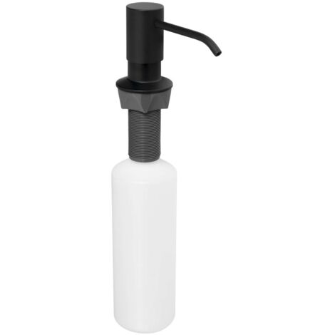 Sapho Accessoires - Versenkter Seifenspender, schwarz matt SP023B