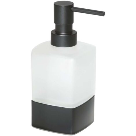 Sapho Accessori bagno Gedy - Distributore di sapone Lounge, bianco/nero opaco 545514