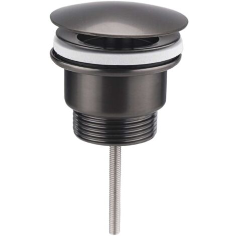 Sapho Accessori - Piletta non chiudibile, gun metal 542.742.5GM