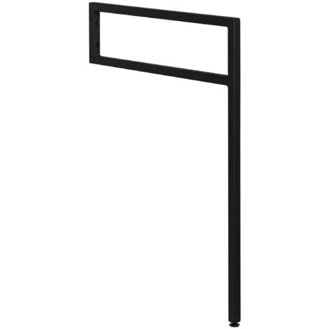 Sapho Accessori - Staffa di supporto 1 pz, nero opaco 30362