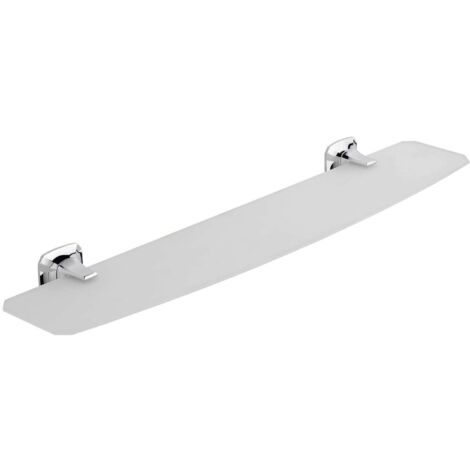 Sapho Aida - Ablage, Länge 56 cm, Glas satiniert/Chrom AI015