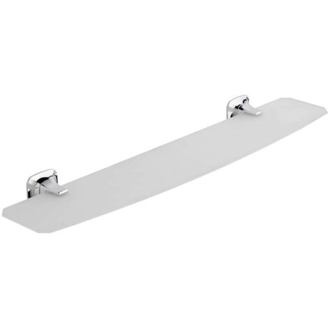 Sapho Aida - Estante, longitud 56 cm, cristal satinado/cromo AI015