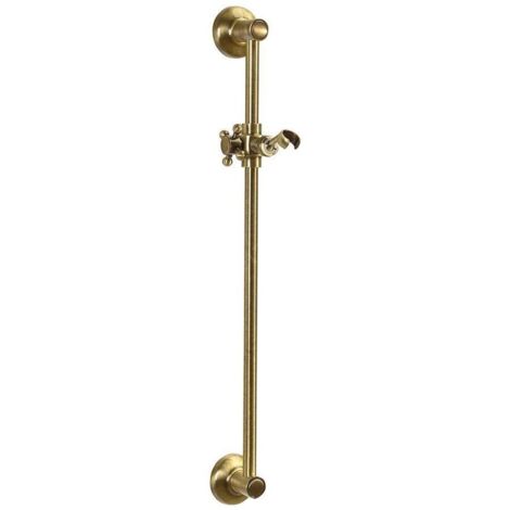 Sapho Antea - Barre de douche avec support, 570 mm, bronze SAL0036