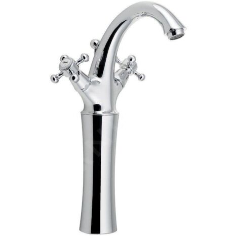 Sapho Antea - Mitigeur de lavabo avec garniture de vidage, hauteur 300 mm, chrome 3271L