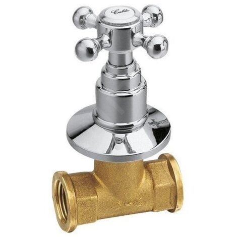 Sapho Antea - Robinet refermable encastré avec corps d'encastrement, chaude, chrome 3051H