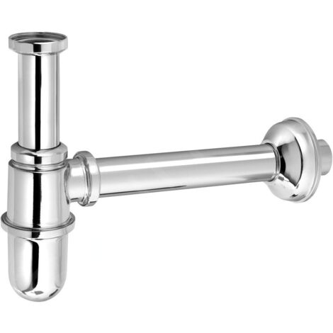 Sapho Antea - Siphon de lavabo, sortie d'évacucation 32 mm, chrome 9591