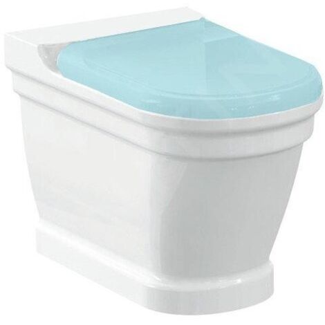 Sapho Antik - Cuvette de WC à poser,  sortie arrière/ inférieure, blanche AN360