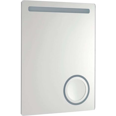 Sapho Astro - Mirroir 60x80 cm, éclairage LED, miroir de rasage MIRL2