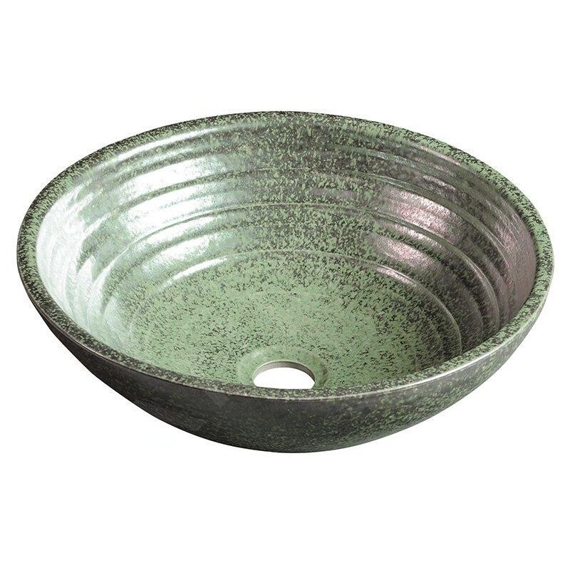 Sapho Attila - Vasque, diamètre 430 mm, cuivre vert DK006