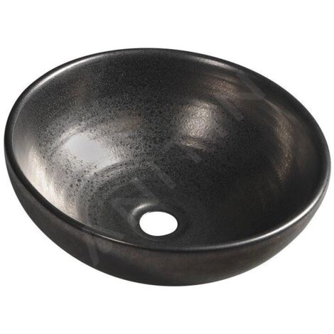 Sapho Attila - Vasque, diamètre 43 cm, avec trop-plein, cuivre métallique DK010