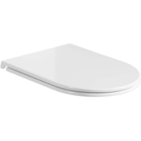Sapho Avis - Asiento de inodoro SoftClose Slim EasyTake, blanco PCS106