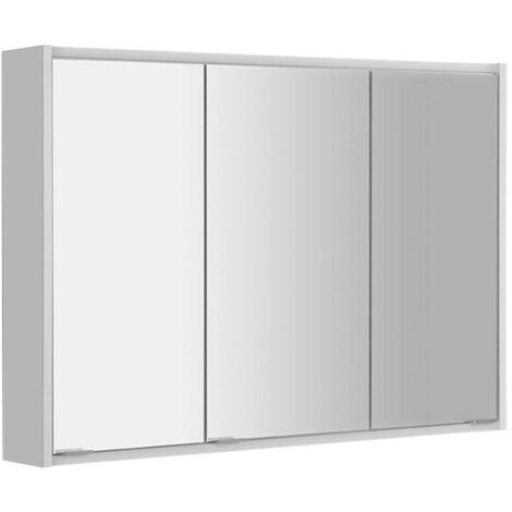 Sapho Batu - Spiegelschrank 100x78x15 cm, mit LED-Beleuchtung, weiß 1141130