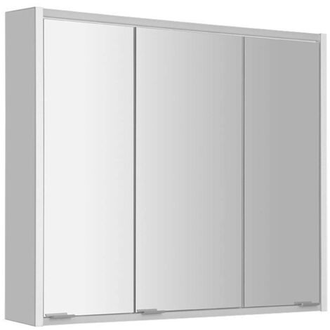 Sapho Batu - Spiegelschrank mit LED-Beleuchtung, 80x71x15 cm, weiß 1141131