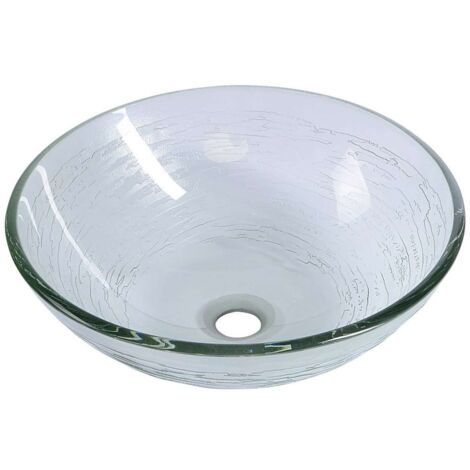 Sapho Beauty - Aufsatzwaschtisch, Durchmesser 42 cm, Klarglas  2501-18