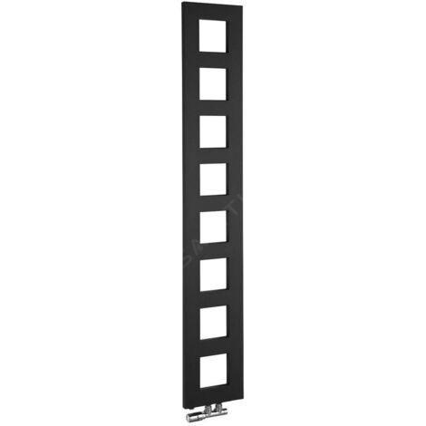 Sapho Block - Corps de chauffe, 280x1750 cm, 461 W, noir mat IR182