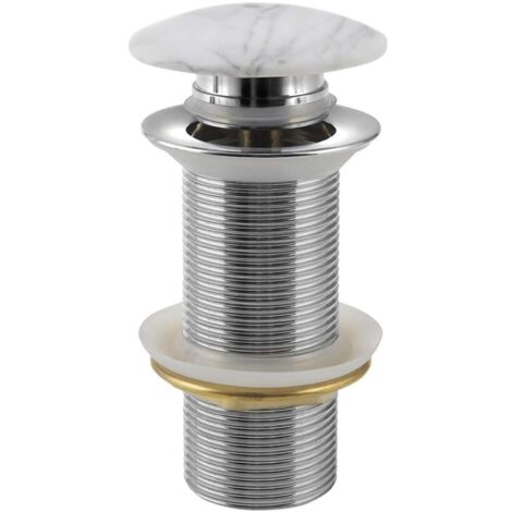 Sapho Blok - Waschtischablauf Click-Clack, carrara 2401-941