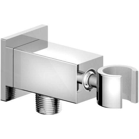 Sapho Brausen - Anschlussbogen mit Halterung, Chrom SG363