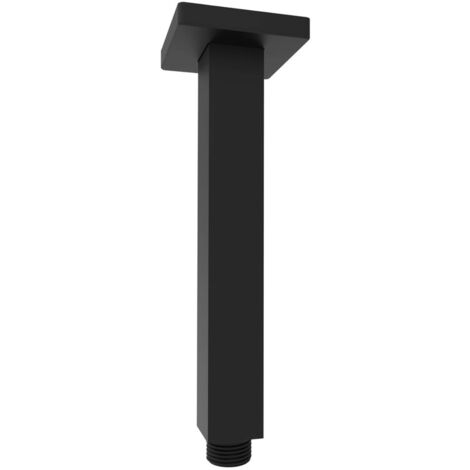 Sapho Brausen - Deckenduscharm, 20 cm, mattschwarz 1205-07B