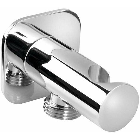 Sapho Brausen - Wandanschlussbogen mit Halterung, chrom SG403