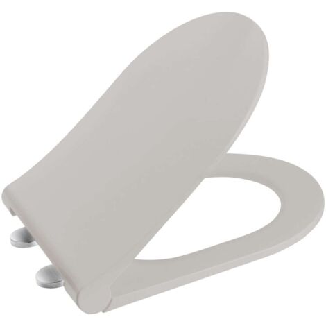 Sapho Brilla - Sedile WC, Slim, SoftClose, beige opaco 100787-114