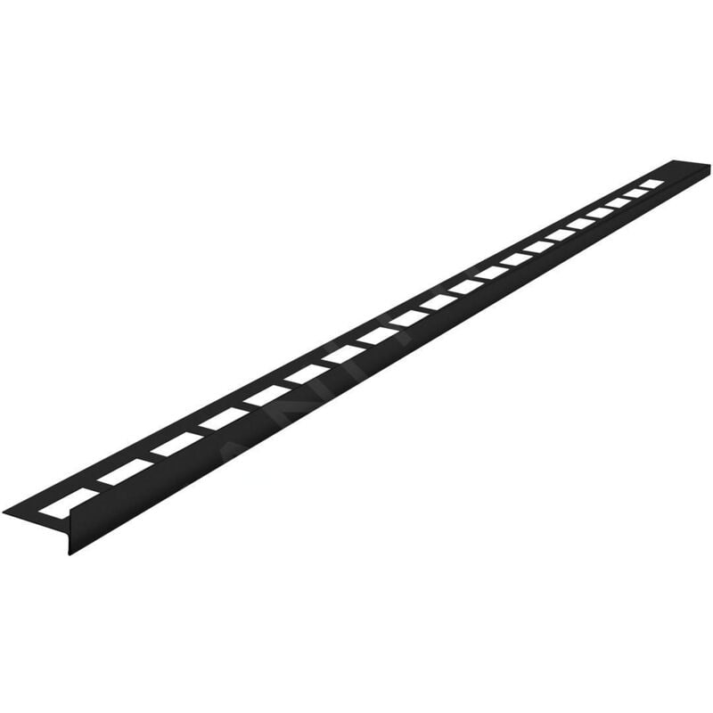 Sapho - Canniveaux de vidage - Barre de drainage 100 cm, gauche, noir mat SPD10B-L