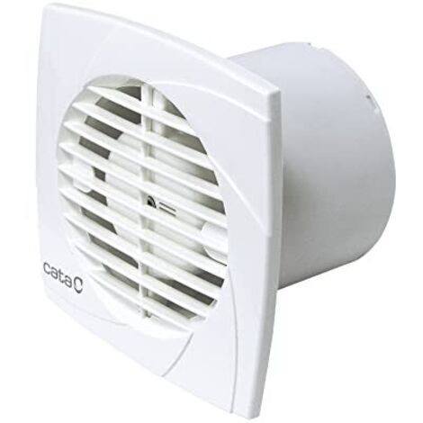 Sapho Cata B-Plus - Ventilatore per bagno con timer B-10 PLUS T, 15W, diametro di montaggio 100 mm, bianco 00981101